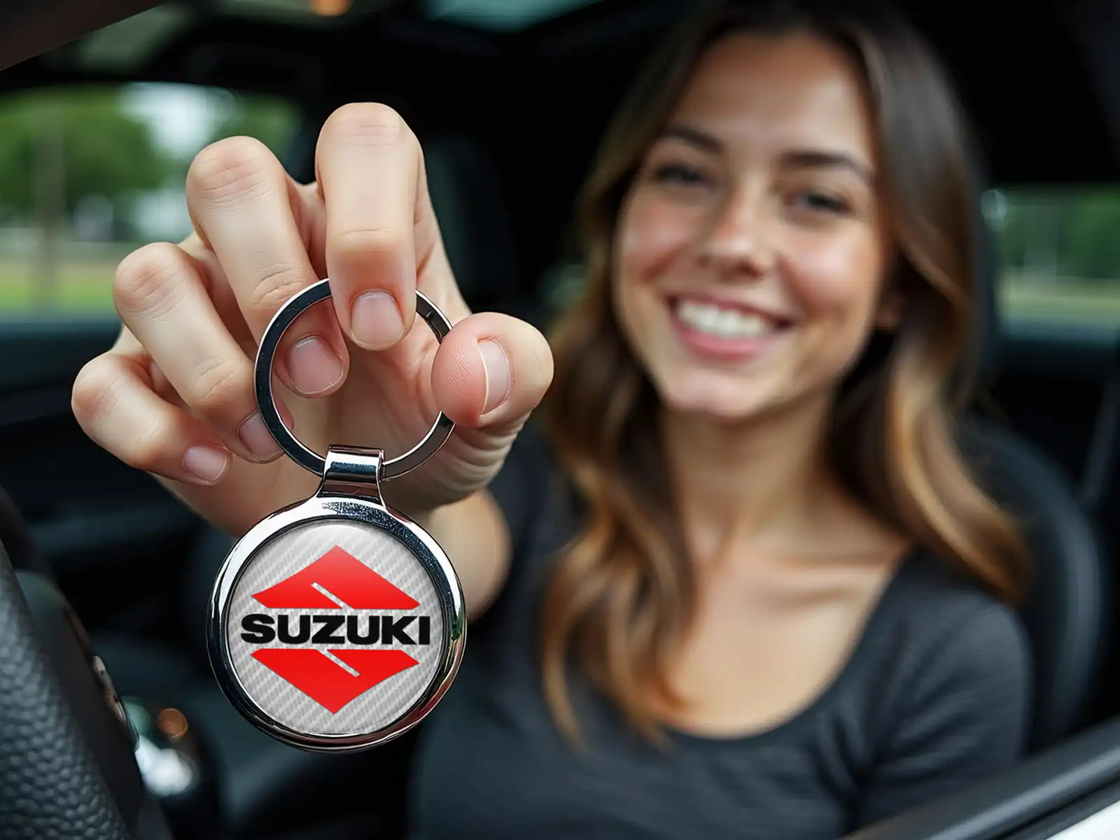 Suzuki Llavero Diseñador Aleación Premium Lujo